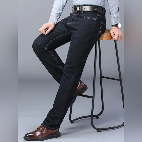 Jeans Wear Men's NWOT Black Straight Leg Jeans Size 34x29 - Picture 4 of 12